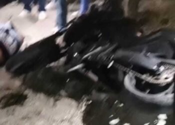 Derrapa motociclista