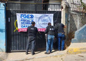 El inmueble permanece bajo resguardo de las autoridades.
