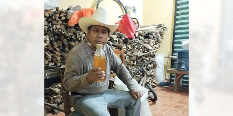 El líder de los apicultores lamentó la crisis económica que provocó la falta de venta.