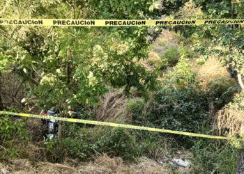 Localizan a mujer muerta en el fondo de barranca