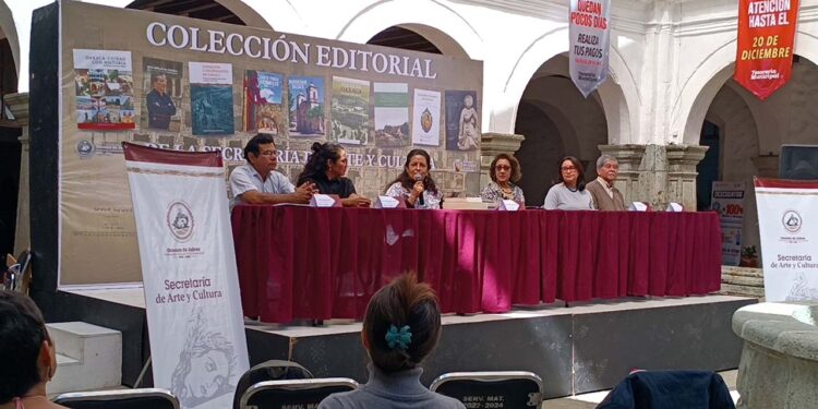 Foto: Lisbeth Mejía Reyes // Durante la presentación de la colección se contó con la participación de las y los autores de los libros.