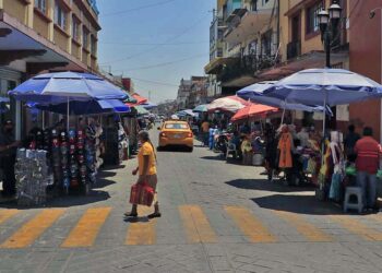 Foto: Adrián Gaytán // El reordenamiento del comercio en vía pública no será un problema a heredar a la próxima semana, apuntó Martínez Neri.