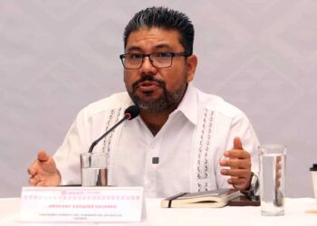 Foto: Luis Alberto Cruz // Geovany Vásquez Sagrero, Consejero Jurídico y Asistencia Legal del gobierno estatal.