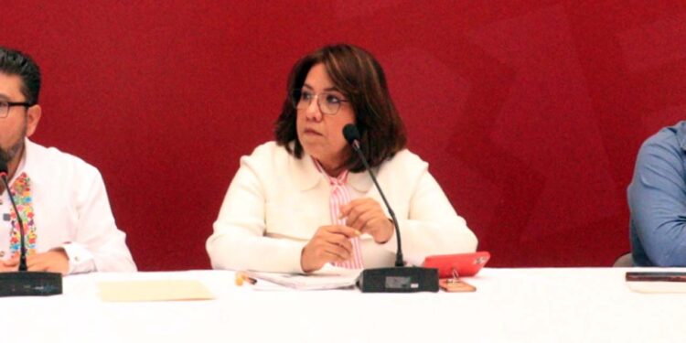 Foto: Adrián Gaytán // Leticia Reyes López, secretaria de Honestidad, Transparencia y Función Pública.