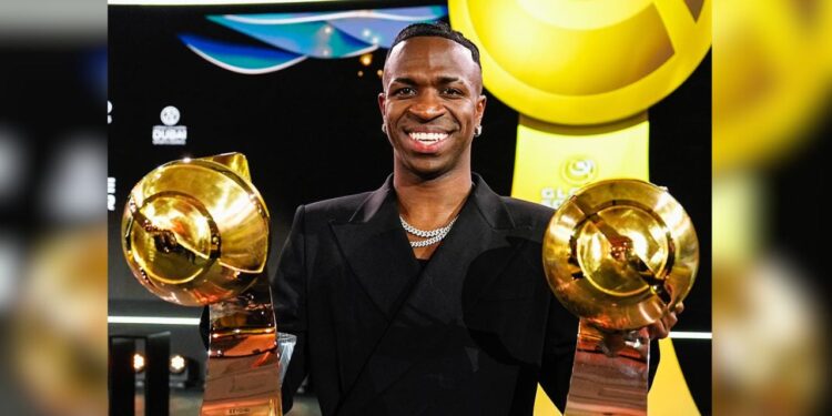 Vinicius Jr. brilla en los Globe Soccer Awards 2024
