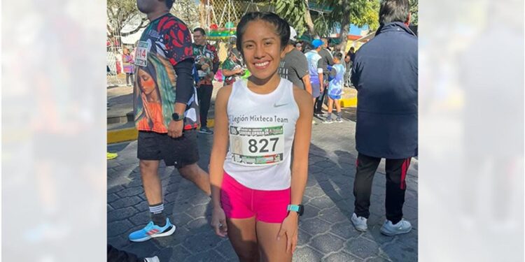 Foto: Igavec // La huajuapeña cruzó la meta con un tiempo oficial de 35 minutos con 40 segundos.
