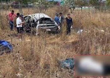 La agrupación “Lobo mixteco” sufrió el accidente vehicular cuando se dirigían a una presentación musical.