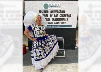 La oaxaqueña recibió esta distinción al lado de mujeres y hombres que a diario dan todo al lado de los fogones.
