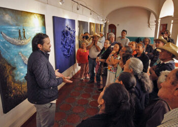 Los asistentes conocieron los trabajos que se realizan desde Dimitrova Gallery.