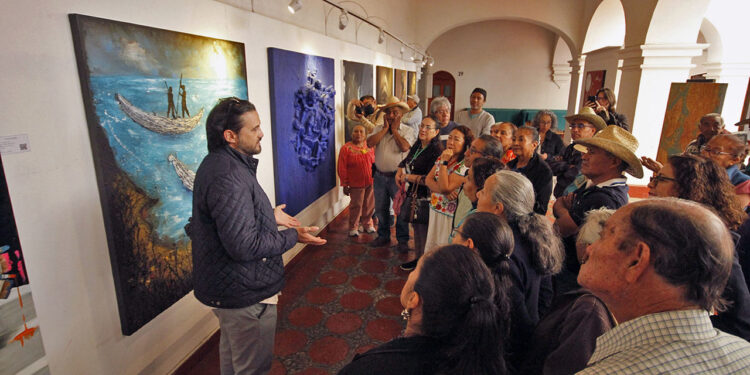 Los asistentes conocieron los trabajos que se realizan desde Dimitrova Gallery.