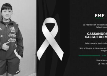 Luto en el futbol mexicano, fallece Cassandra Abigail Salguero
