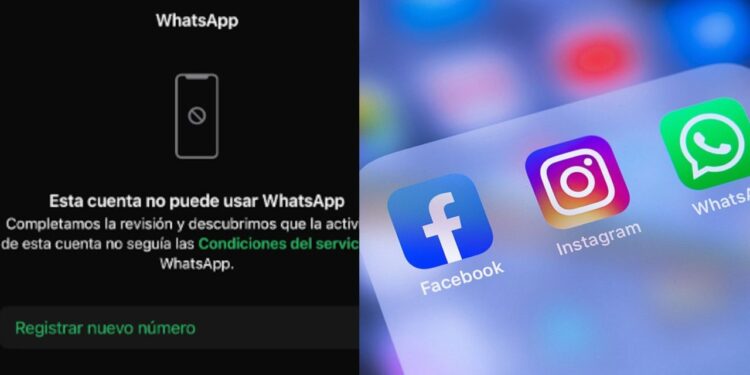 Meta enfrenta crisis con inhabilitación masiva de cuentas en Facebook, Instagram y WhatsApp