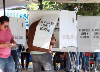 Fotos: Adrián Gaytán // Miles de trabajadores sindicalizados eligen al nuevo Comité Ejecutivo 2025-2028, del Sindicato de Burócratas del Gobierno del Estado.