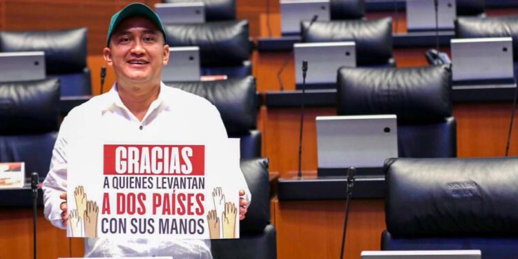 Senadores de MORENA, listos para proteger derechos de migrantes mexicanos en Estados Unidos: Nino Morales