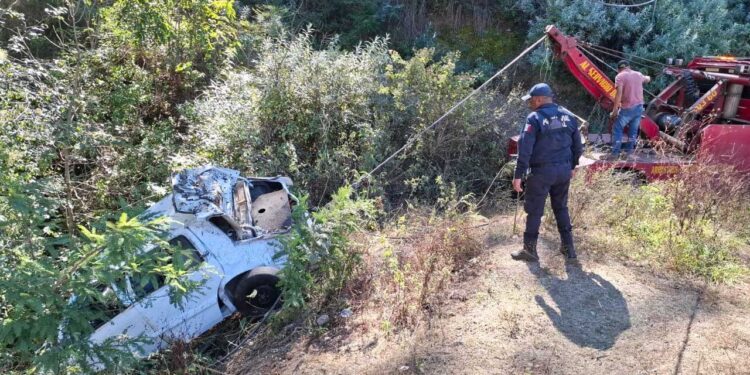 Accidente en Sola  de Vega deja  dos lesionados