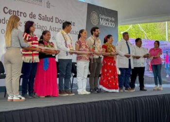 Claudia Sheinbaum inaugura Centro de Salud en Santiago Astata