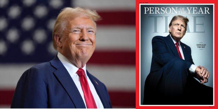 Donald Trump vuelve a ser “Persona del Año” de Time en 2024