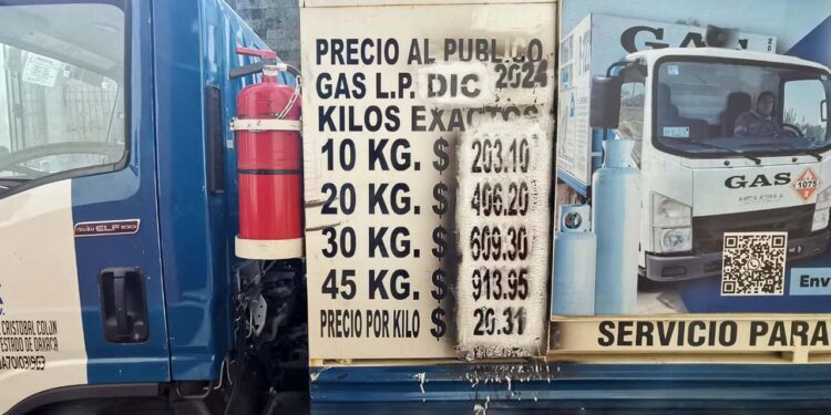 Foto: Jesús Santiago // El tanque de gas de 20 kilogramos tendrá un costo hasta el 04 de enero de 406 pesos con 20 centavos.