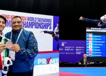 William Arroyo se bañó de bronce en Hong Kong