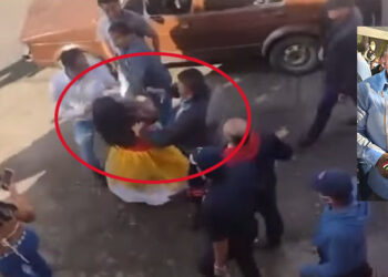 VIDEO | Exhiben presunta agresión de edil de San Pedro Ixtlahuaca a una mujer