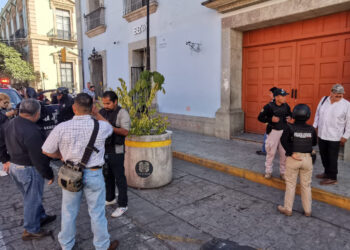 Asalto millonario en pleno Centro Histórico de la ciudad de Oaxaca