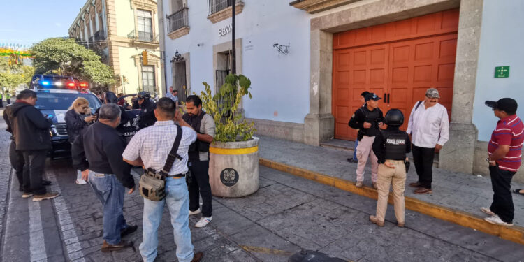 Asalto millonario en pleno Centro Histórico de la ciudad de Oaxaca