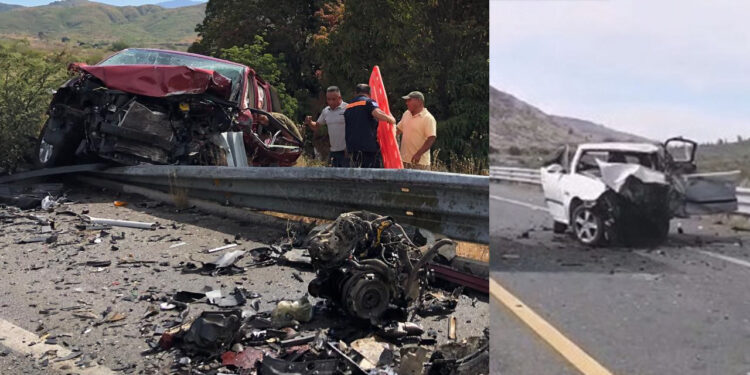 VIDEO | Fatal encontronazo en la Carretera Federal 175, en el Libramiento a Ocotlán