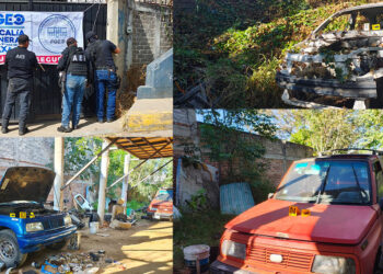 ¡Golpe a guarida de robacarros en Zaachila! Desmantelaban autos robados en taller clandestino