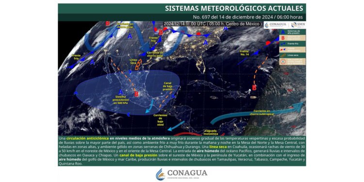 El frío aumenta en México en la víspera de las posadas