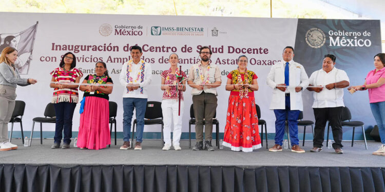 Salud, prioridad: inaugura Sheinbaum centro en Astata