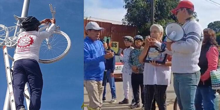 VIDEOS | ¡“Justicia para Manuel Alejandro”! Rodada y bicicleta blanca en Tlalixtac tras su trágica muerte