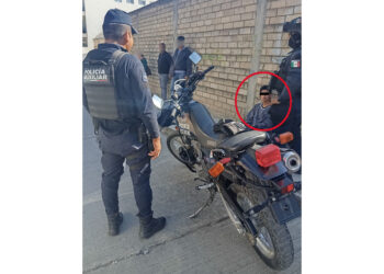 Atrapan a sujeto tras presuntamente robar celular con arma blanca en San Felipe del Agua