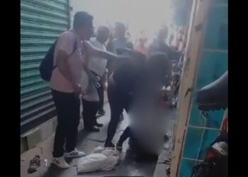 Violenta riña de mujeres en el Mercado de Abastos de Oaxaca