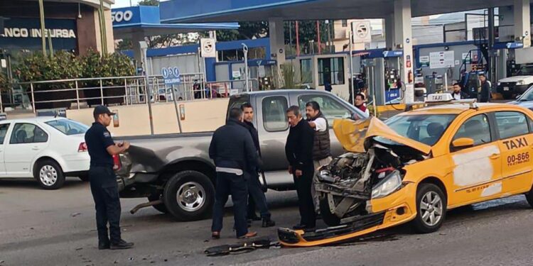 El choque ocurrió por un presunto corte de circulación.