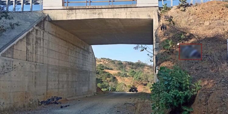 Este hecho ocurrió en el paraje Barrio Gijones, cerca del puente Santa Catarina Coatlán.
