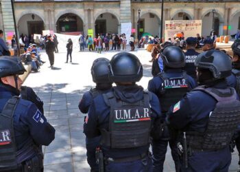 Foto: Adrián Gaytán // La ciudadanía tiene poca confianza en la policía municipal.