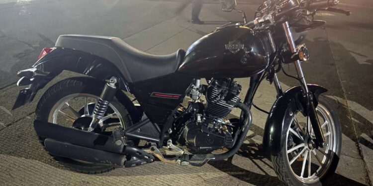 La motocicleta fue reportada como robada en el año 2023 en Ocotlán de Morelos.