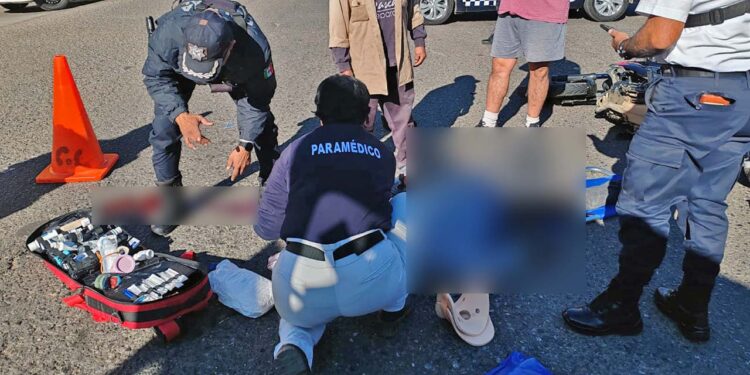 Rigoberto C. J. fue trasladado en código rojo al Hospital Civil.