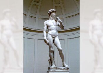 El David, de Miguel Ángel, es probablemente la estatua más célebre de este mundo.