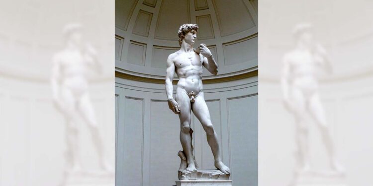 El David, de Miguel Ángel, es probablemente la estatua más célebre de este mundo.