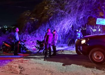 El accidente se suscitó aproximadamente a las 22:00 horas.
