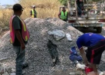 El detenido fue señalado por el velador de la construcción afectada.