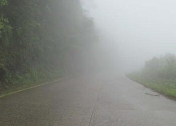 Aspecto del clima en la Región Mazateca.