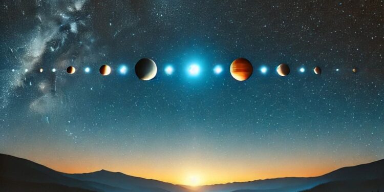 Alineación de seis planetas ¿Cómo ver el espectáculo astronómico esta noche?