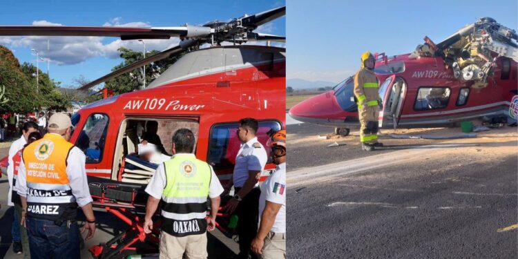 Sufre percance ambulancia aérea que trasladó a bebé y niña al Hospital General “Dr. Aurelio Valdivieso”