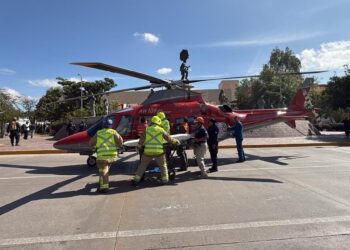 ¡DE PELÍCULA! Ambulancia área traslada a menor de Salina Cruz al Hospital Gr. Dr. Aurelio Valdivieso