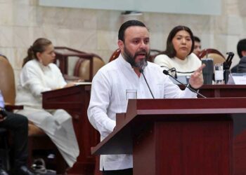 Foto: Luis Alberto Cruz // Comparece el secretario de Gobierno, Jesús Romero López.