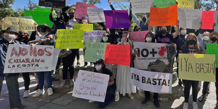Foto: Luis Alberto Cruz // Crecen agresiones contra periodistas en Oaxaca.