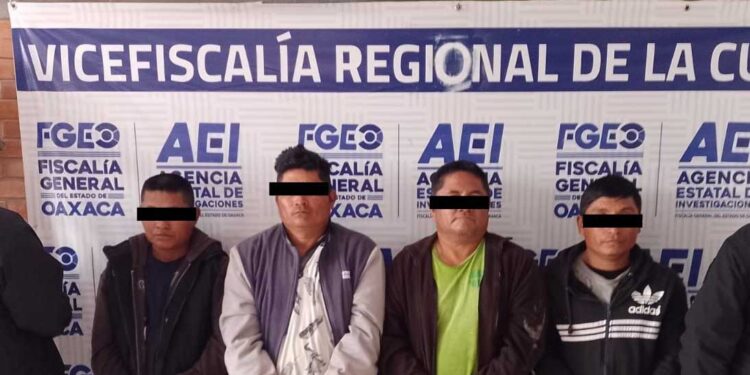 Capturan a cuatro sujetos por homicidio múltiple en la Cuenca del Papaloapan
