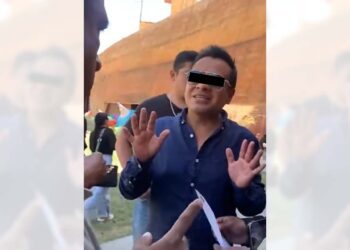David G. J., estaba por iniciar su tercer mandato al frente del ayuntamiento de Huautla.